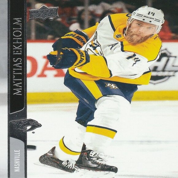 Mattias Ekholm Nashville Predators NHL Hockey Card Collection - 4 Card Set - Picture 2 of 5